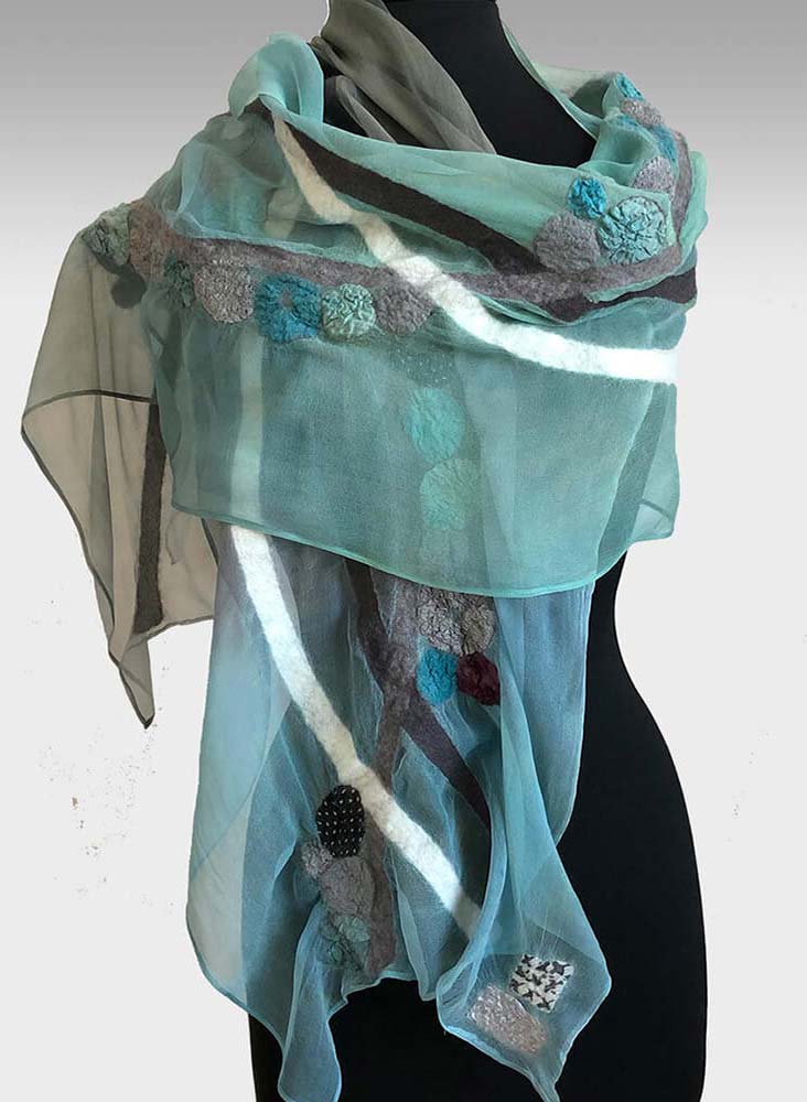 AboutColor handmade scarves and shawls by Judy Levine